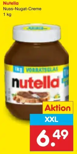 Netto Marken-Discount Ferrero Nutella Nuss-Nugat Creme XXL Angebot