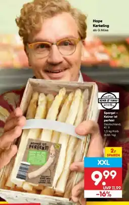 Netto Marken-Discount Spargel weiß violett Keiner ist perfekt Angebot