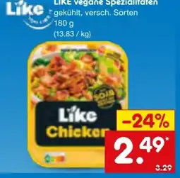 Netto Marken-Discount Like Meat Vegane Spezialitäten Angebot