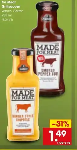 Netto Marken-Discount Kühne Grillsauce Made for Meat Angebot