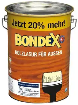 Globus Baumarkt Bondex Holzlasur für Außen Angebot