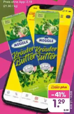 Netto Marken-Discount Meggle Kräuterbutter Original Angebot