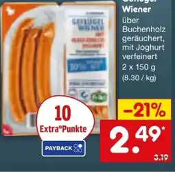 Netto Marken-Discount Friki Geflügel Wiener Angebot