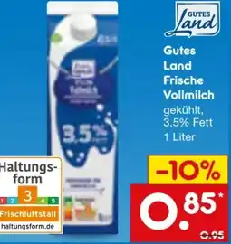 Netto Marken-Discount Gutes Land Frische Vollmilch Angebot