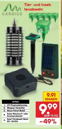 Netto Marken-Discount Gardigo Tier-Insektenabwehr Angebot