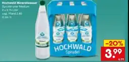 Netto Marken-Discount Hochwald Sprudel Mineralwasser Angebot