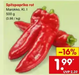 Netto Marken-Discount Rote Spitzpaprika Angebot