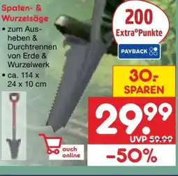 Netto Marken-Discount easy! MAXX Spaten- und Wurzelsäge Angebot