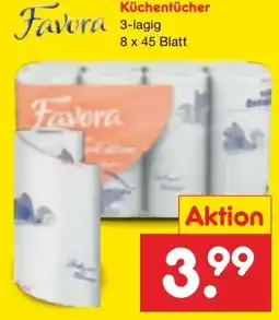 Netto Marken-Discount Favora Küchentücher Angebot