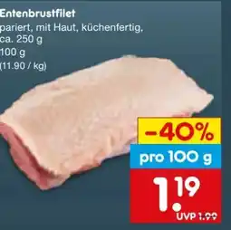 Netto Marken-Discount Entenbrustfilet Angebot