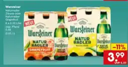 Netto Marken-Discount Warsteiner Natur Radler Zitrone Angebot