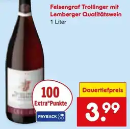 Netto Marken-Discount Weingilde Besigheim Ingersheimer Schalkstein Felsengraf Lemberger mit Trollinger Angebot