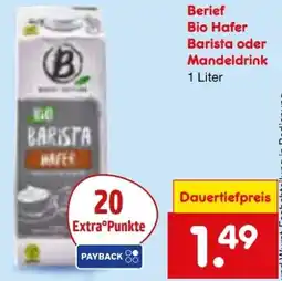 Netto Marken-Discount Berief Bio Haferdrink Barista Vegan Angebot