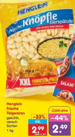 Netto Marken-Discount Henglein Frische Teigwaren XXL Angebot