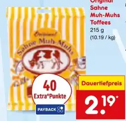 Netto Marken-Discount Original Muh-Muhs Sahne Toffees Angebot