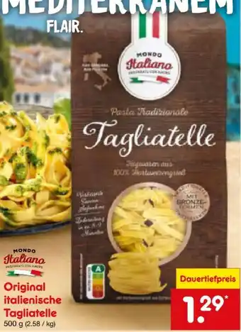 Netto Marken-Discount Mondo Italiano Tagliatelle Angebot