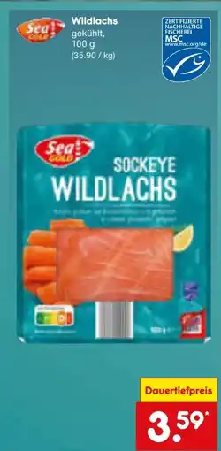 Netto Marken-Discount Seagold Wildlachs Angebot