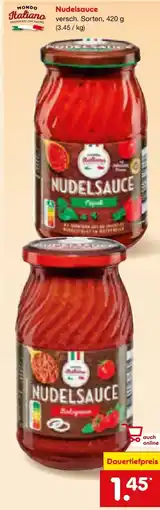 Netto Marken-Discount Mondo Italiano Nudelsauce Angebot