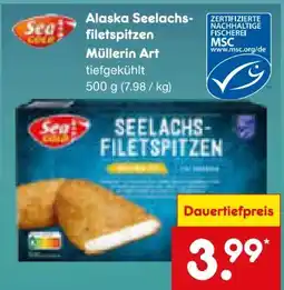 Netto Marken-Discount Seagold Alaska Seelachsfiletspitzen Müllerin Art Angebot