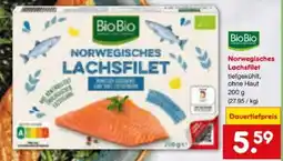 Netto Marken-Discount BioBio Bio Norwegisches Lachsfilet Angebot