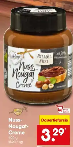 Netto Marken-Discount Lieblings Nuss-Nougat-Creme Angebot