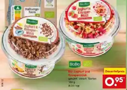 Netto Marken-Discount BioBio Bio-Joghurt & Knuspermüsli Angebot