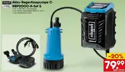 Netto Marken-Discount Scheppach Akku-Regenfasspumpe CRBP2000-X-Set S Angebot