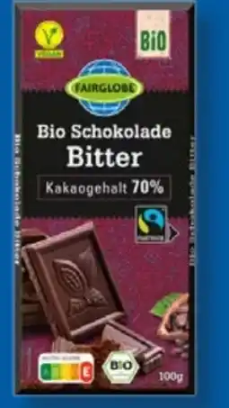 Lidl Fairglobe Bio-Schokolade Angebot