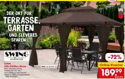 Netto Marken-Discount Swing Luxus LED-Pavillon Minzo Angebot
