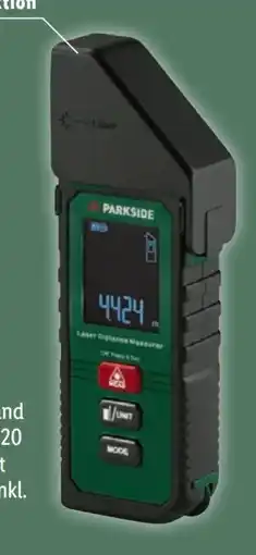 Lidl Parkside Laser-Entfernungsmesser PLEMM 25 A1 Angebot