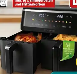 PENNY Kochwerk Doppelkammer-Heißluftfritteuse Angebot