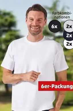 PENNY Fruit of the Loom Herren T-Shirts 6-er Pack Angebot