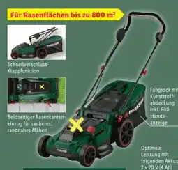 Lidl Parkside Akku-Rasenmäher Angebot
