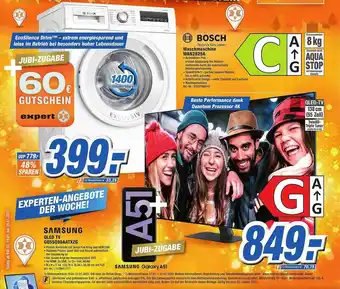 Expert Technomarkt Bosch Waschmaschine Wan2829a Oder Samsung Qled Tv Gq55q80aatxzg Oder Galaxy A51 Angebot