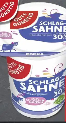 Scheck-in-Center Gut & Günstig Schlagsahne Angebot