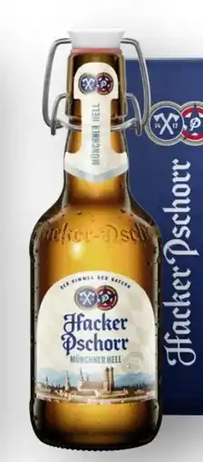 Scheck-in-Center Hacker-Pschorr Münchner Hell Angebot