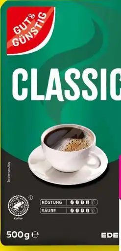 Scheck-in-Center Gut & Günstig Kaffee Classic Angebot