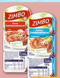 REWE Center Zimbo Zwiebelmettwurst Angebot