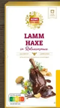REWE Center Rewe Feine Welt Lammhaxe in Rotweinsauce Angebot