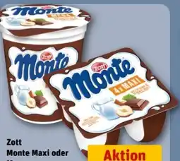 REWE Center Zott Monte Maxi Angebot