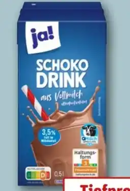 REWE Center ja! Schoko-Drink Angebot