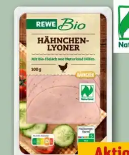 REWE Center Rewe Bio Bio-Hähnchen-Lyoner Angebot