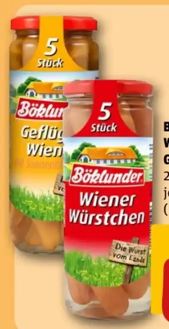 REWE Center Böklunder Wiener Würstchen Angebot