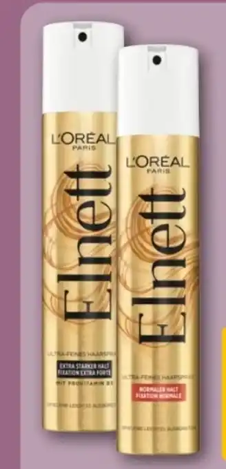 REWE Center L'Oréal Paris Elnett Haarspray Angebot