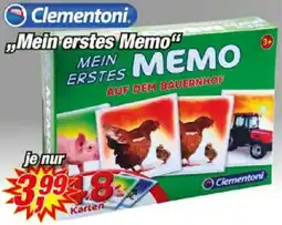 Posten Börse Clementoni Mein erstes Memo Angebot