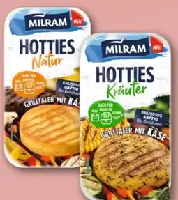 REWE Milram Hotties Grilltaler mit Käse Angebot