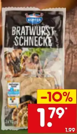 Netto Marken-Discount Kupfer Bratwurstschnecke Angebot