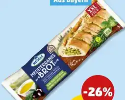 PENNY Meggle Mediterranes Brot XXL Vegan Angebot