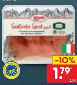 Netto Marken-Discount Merano Speck Südtiroler Angebot