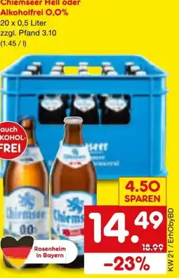 Netto Marken-Discount Chiemgauer Brauhaus Chiemseer Hell Angebot